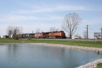 One of my favorite pics of our Fostoria trip, Q380 at Tiffin