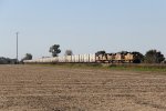 Q090 comes east across the flat harvested fields of northwest Ohio