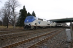 Amtrak 49 motors through without freight opposition