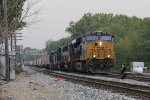 After passing under the new EAS signal bridge at Lamar, Q326 heads for 2 Track as it enters Wyoming Yard