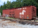 former Conrail boxcar now used as a tool shed at AGR servicing facility