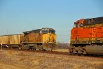 BNSF 5631 Dpu meets the Dpu on a empty UP coal train.