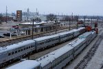 Two BNSF O-trains