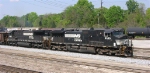 NS 9330 and NS 8680 NB out of yard,