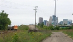 BNSF 9393 & BNSF 8910 west bound coal train at Cedar Lake Junction