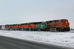 BNSF 6667 and other's lead this H-BURMAD.