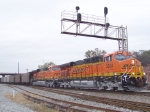 BNSF 5804 heading south 