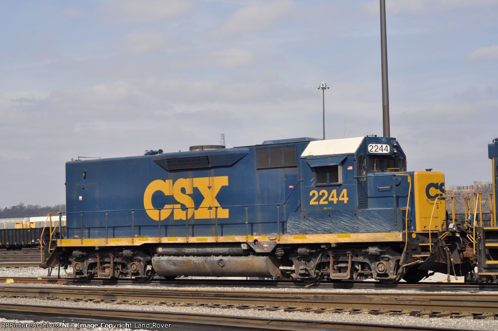 CSXT 2244 Slug At Queensgate Yard