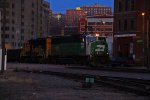 BNSF 8178 Leads a Transfer from the Kcs back toward the BNSF.