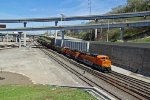 BNSF 8795 New Ace leads a loaded coal drag through the West Bottoms..