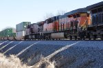 BNSF 6758 and CP 9700