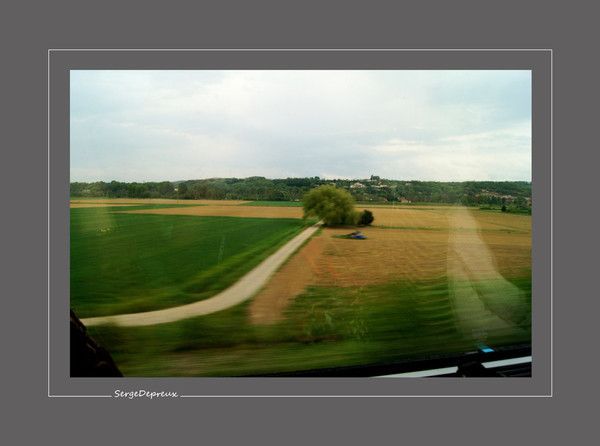 En TGV à 320km/h