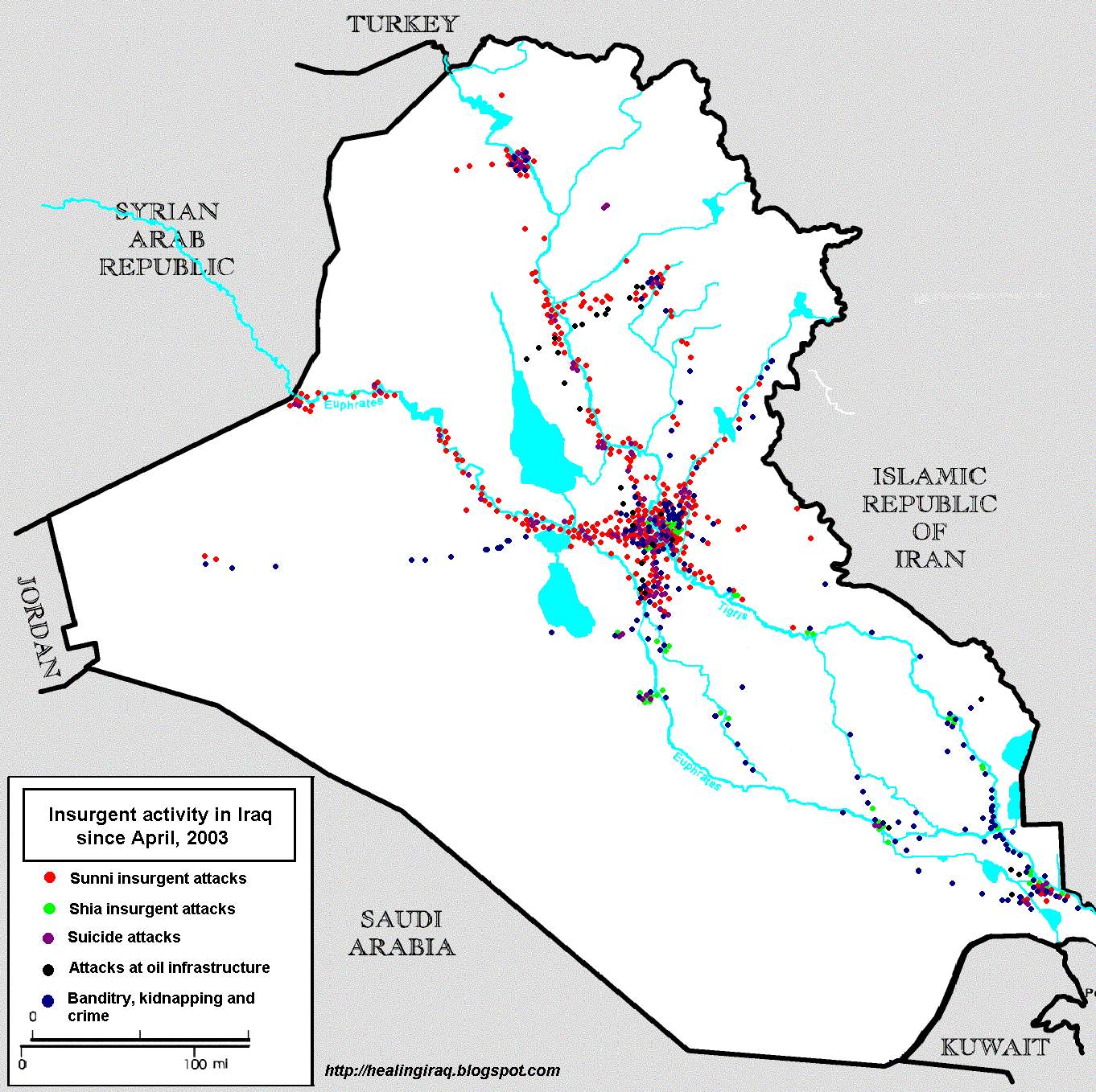 Violence in Iraq since April 9, 2003