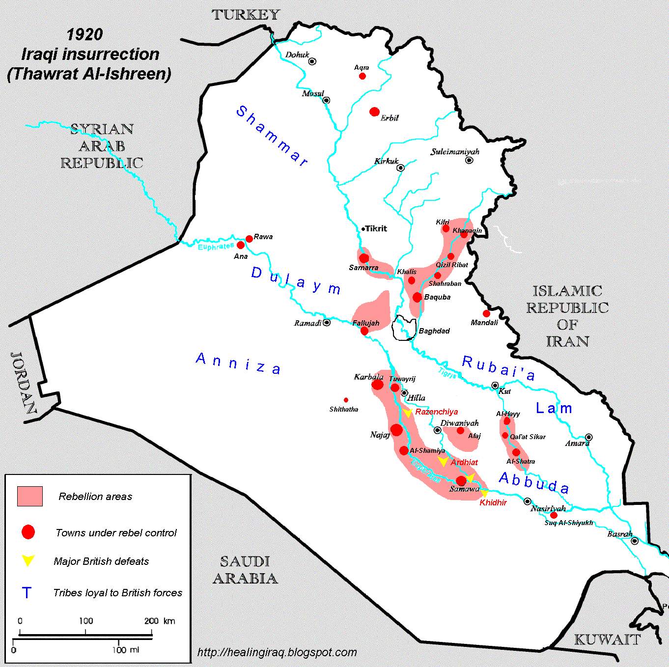 1920 Iraqi Rebellion against the British