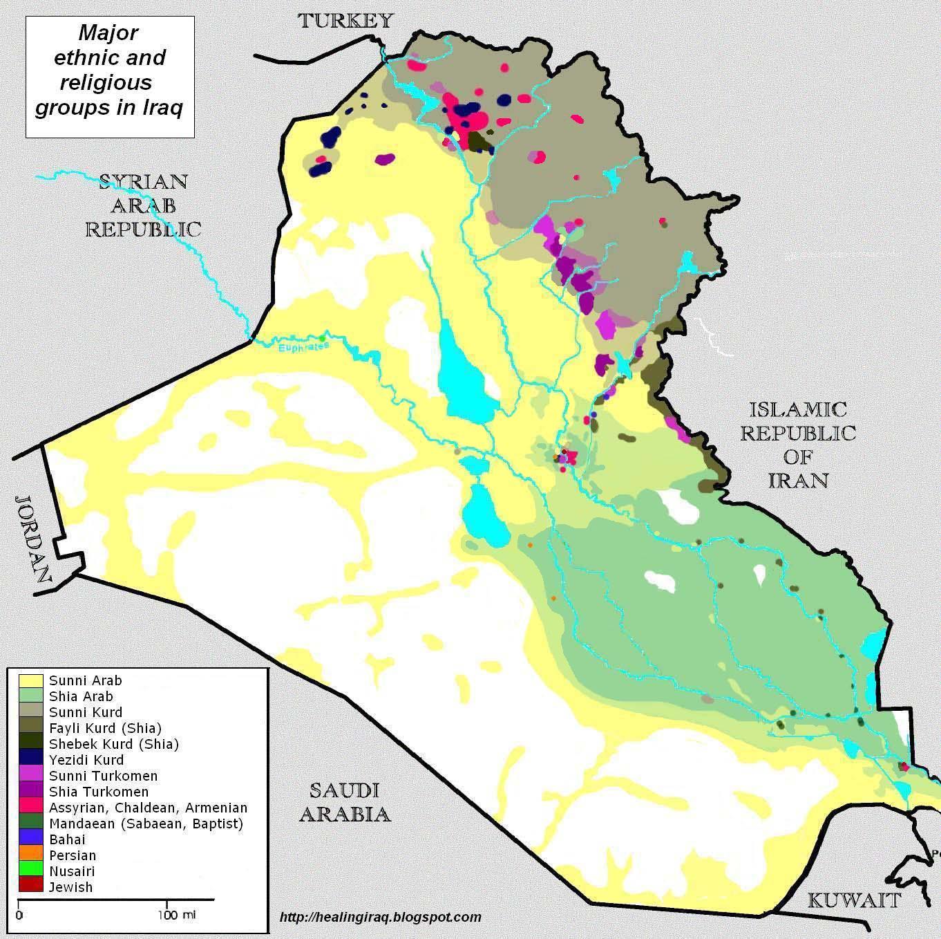 Distribution of Major Ethno-religious Groups