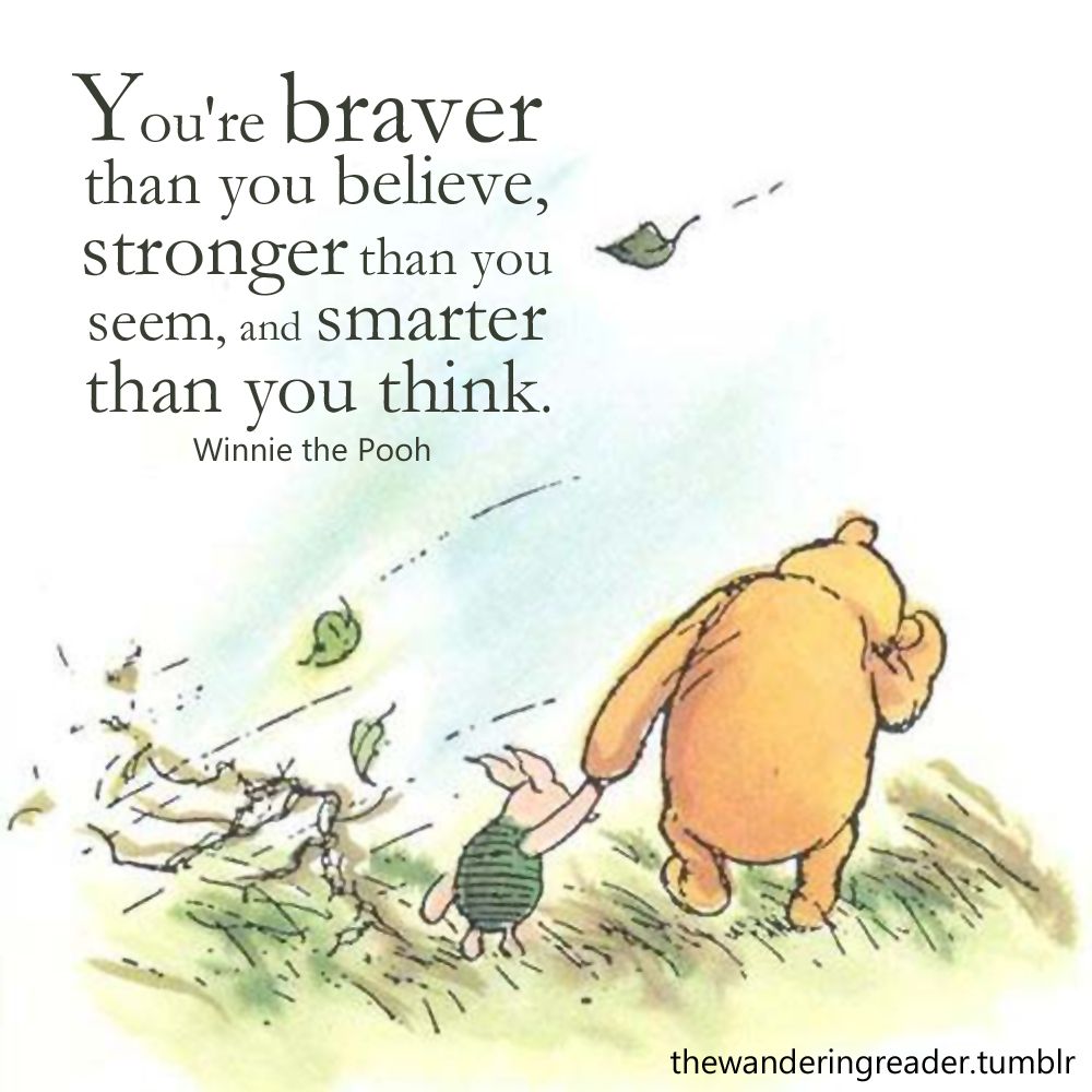 Winnie The Pooh Stronger Quote