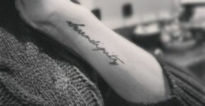 Side Wrist Quote Tattoos