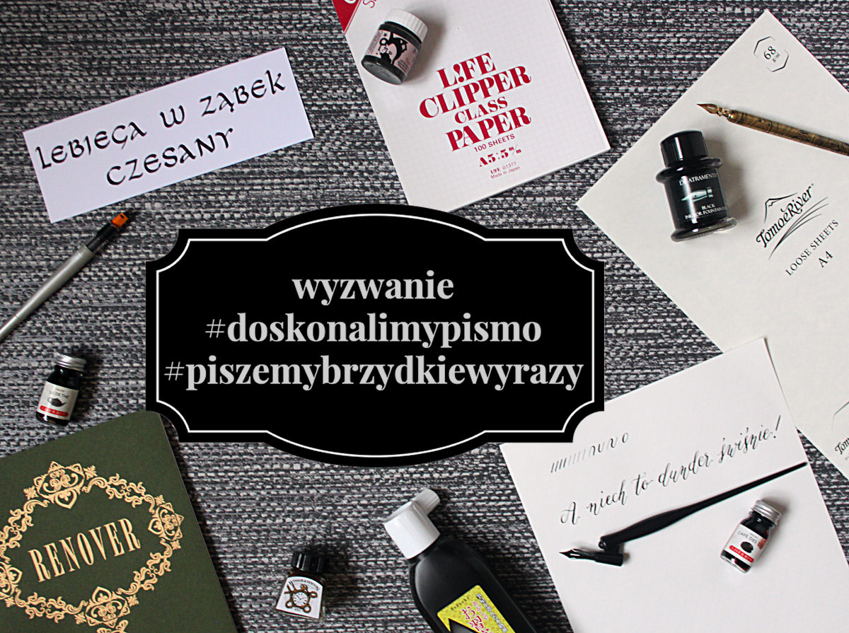 sierysuje.pl wyzwanie #piszemybrzydkiewyrazy #doskonalimypismo