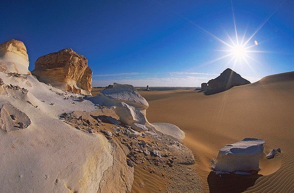 Désert blanc d'Egypte