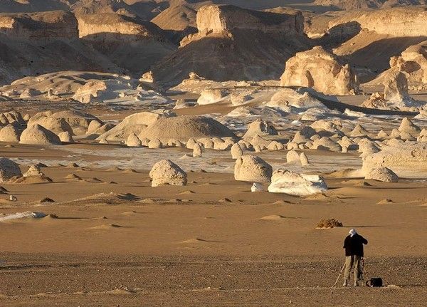 Désert blanc d'Egypte