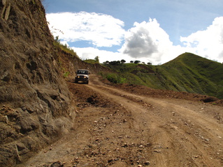 The remote roads in Colombia