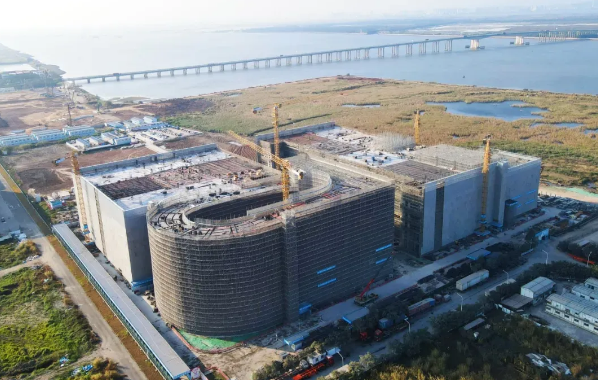 Nansha key project completes main structure