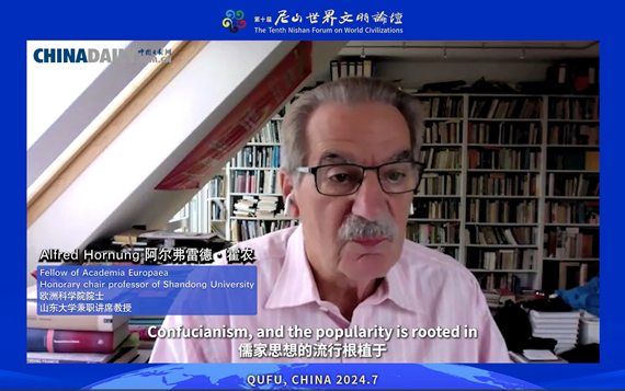 Alfred Hornung: Confucian principles have global appeal