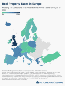 Real property taxes in Europe property tax rates 2024