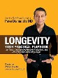 Diamandis - Longevity: Your practical playbook on sleep, diet, exercise, mindset, medications, and not dying from something stupid - image of author in black on a yellow background with note mentioning chapter on women's health by Helen Messier, MD, PhD.