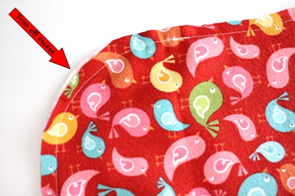 10 Minute Burp Cloth - The Ribbon Retreat Blog