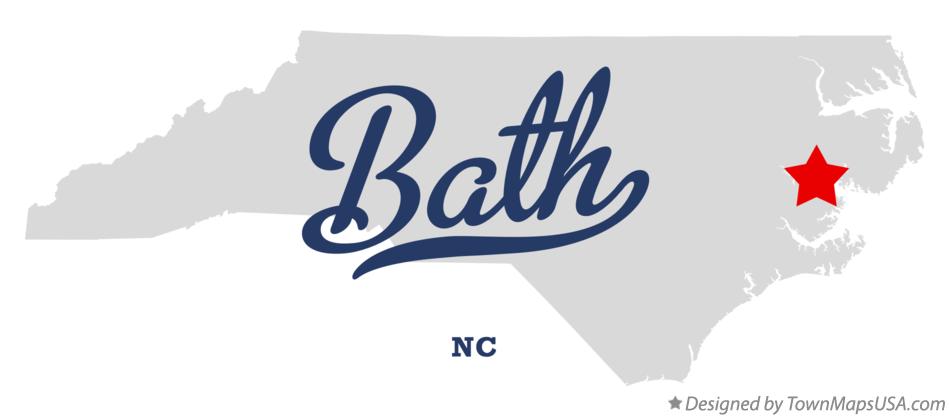 Map of Bath North Carolina NC