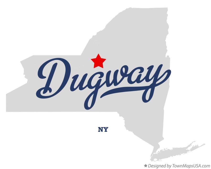 Map of Dugway New York NY