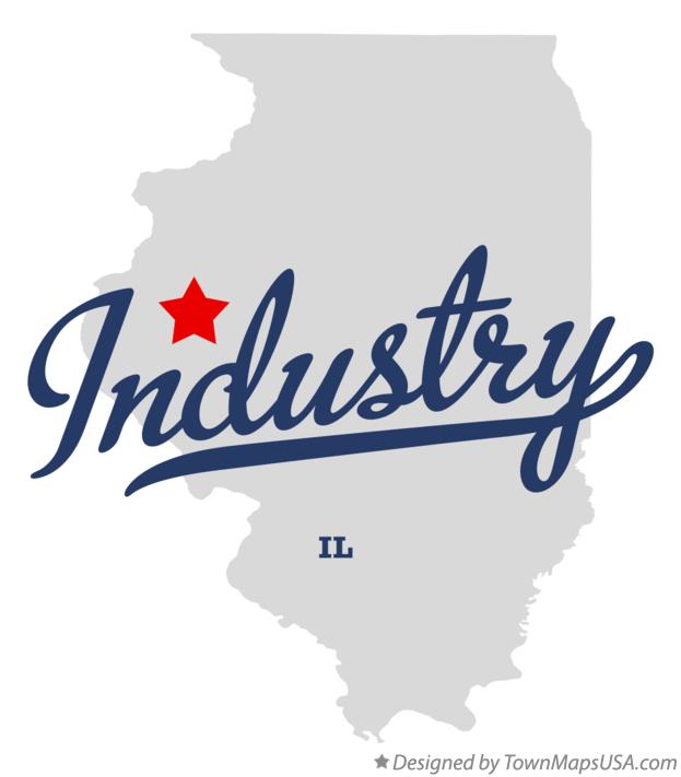 Map of Industry Illinois IL