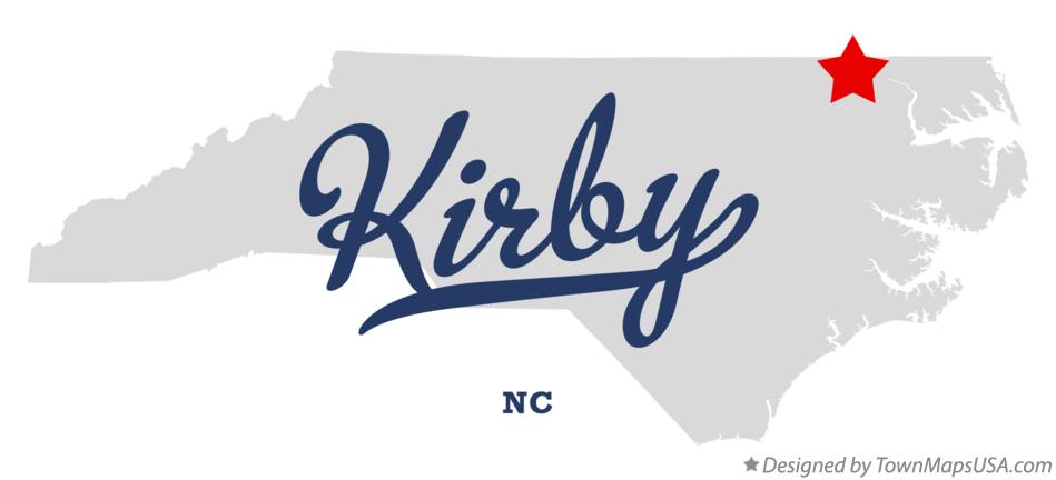 Map of Kirby North Carolina NC