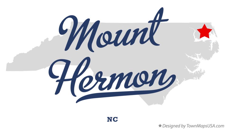 Map of Mount Hermon North Carolina NC