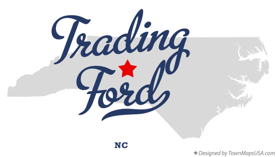 Map of Trading Ford North Carolina NC