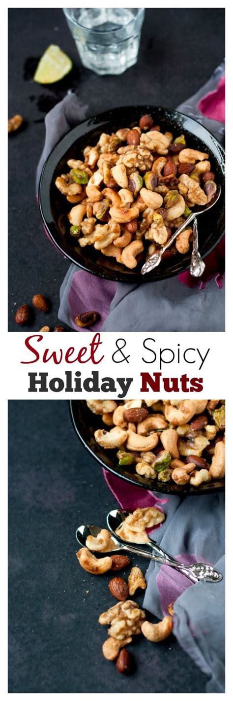 Sweet and Spicy Holiday Nuts - Rasa Malaysia