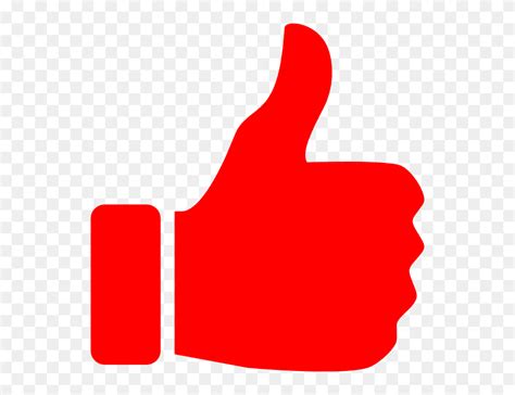 Download Red Thumbs Up Clip Art At Clker - Red Thumbs Up Clipart - Png ...