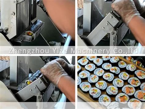 Portable Sushi Roll Cutting Machine Sushi Roll Cutter Slicer Machinery ...