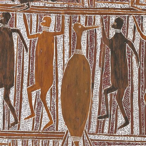 A Rare Ceremonial Aboriginal Bark Painting | Aboriginal Art | Sotheby’s