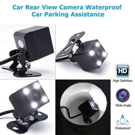 Reverse Camera Night Reversing Camera Rear View Mirror Kit Waterproof ...