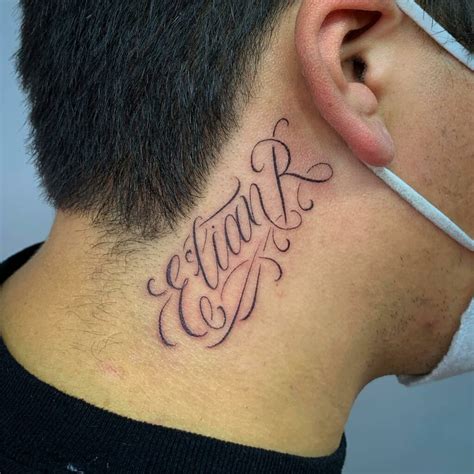 10+ Name Tattoo On Neck Ideas That Will Blow Your Mind!