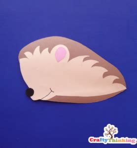 Fun Hedgehog Handprint Craft with Free Template! - CraftyThinking