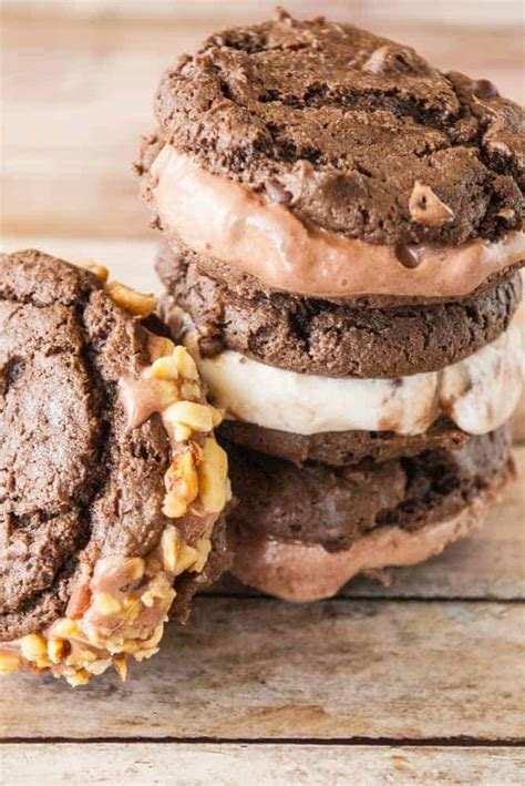 Homemade Ice Cream Sandwiches - Mindee's Cooking Obsession