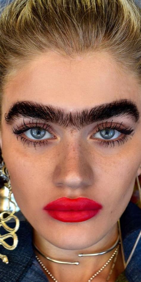 Sophia Hadjipanteli: Embracing the Unibrow Trend