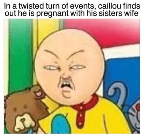 In an attempt to be funny, this Caillou meme fell flat on its face ...