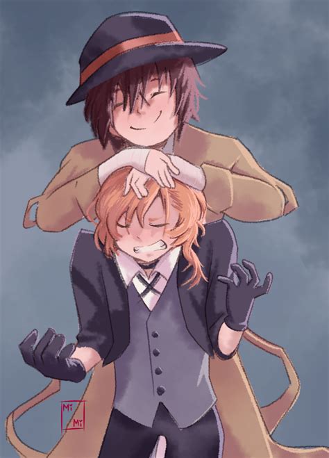 Dazai and Chuuya by Sugar-Mimi on DeviantArt