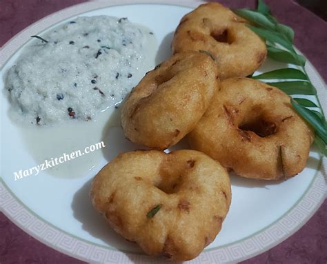 SOUTHINDIAN SNACK CRISPY Medu vada recipe - Mary's Kitchen