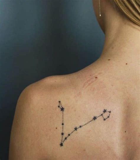 Pisces Star Constellation Tattoo