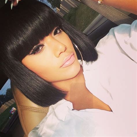 First Class Black Hair Bob With Bangs Simple Updo Hairstyles For Long ...